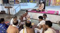 Ashirvachana on Day 6 of Annual Shashthi Festival at Shrimath Anantheshwar Temple Vittla (18 Dec 2023)